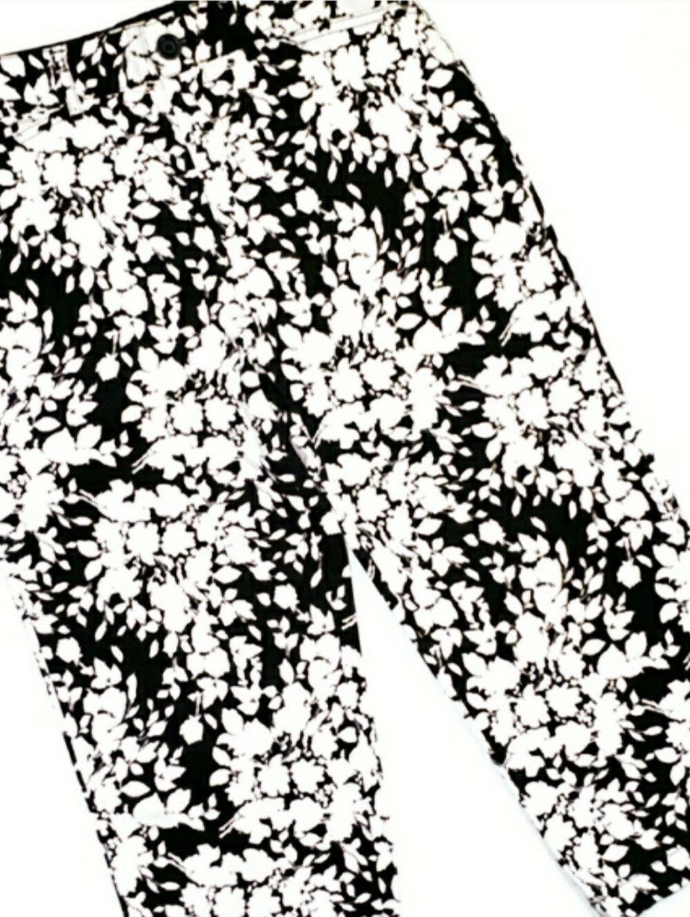 Croft and Barrow Floral Stretch Capri Pants
